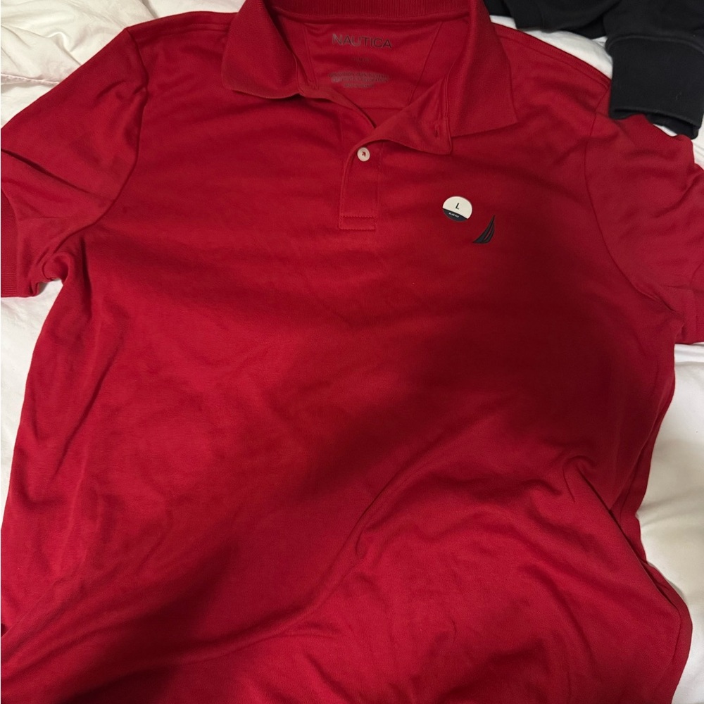 Nautica Classic Red Polo Shirt
